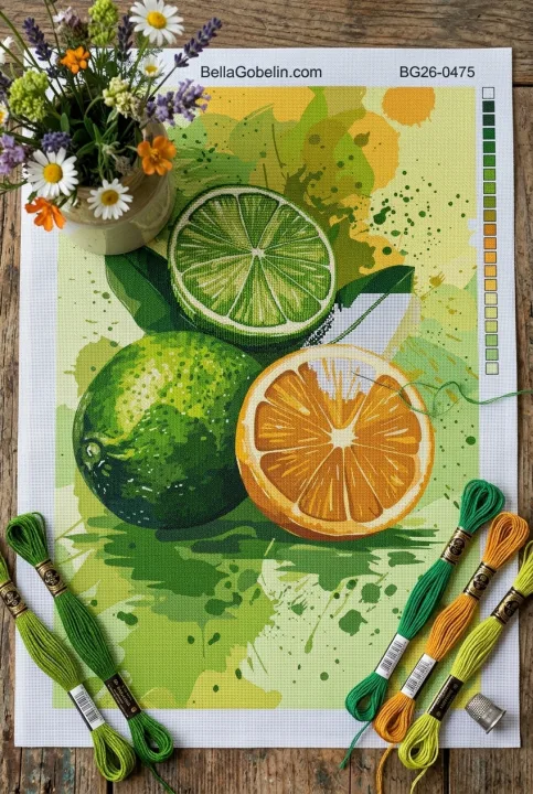 Osvěžující citrusy v akvarelovém stylu