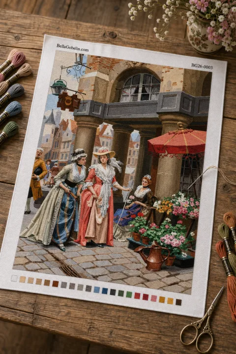 Henry Victor Lesure - Květinářky - Replika – BG26-0003