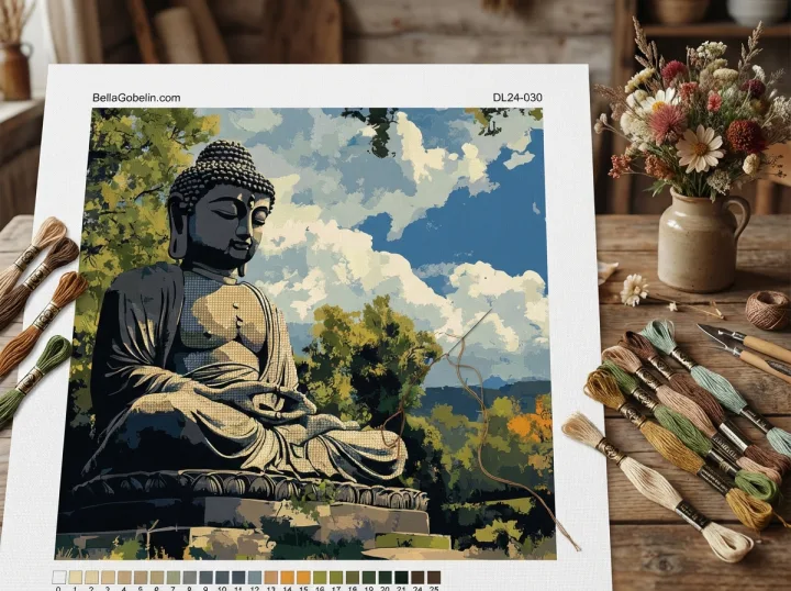 Buddhova kamenná socha