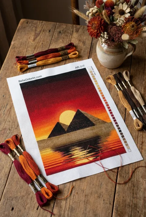 Pyramidy a měsíc