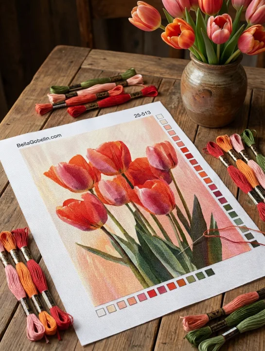 Tulipánový bouquet – 25-513