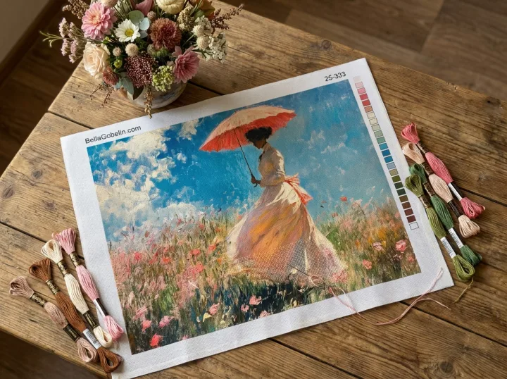 Monet, Variace dámy s deštníkem – 25-333