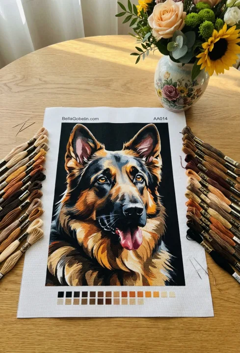 Portret německého ovčáka