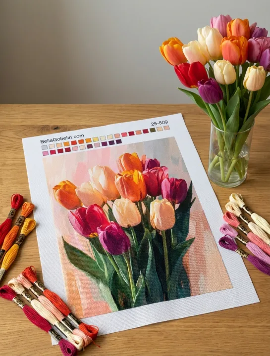 Tulipánový bouquet – 25-509