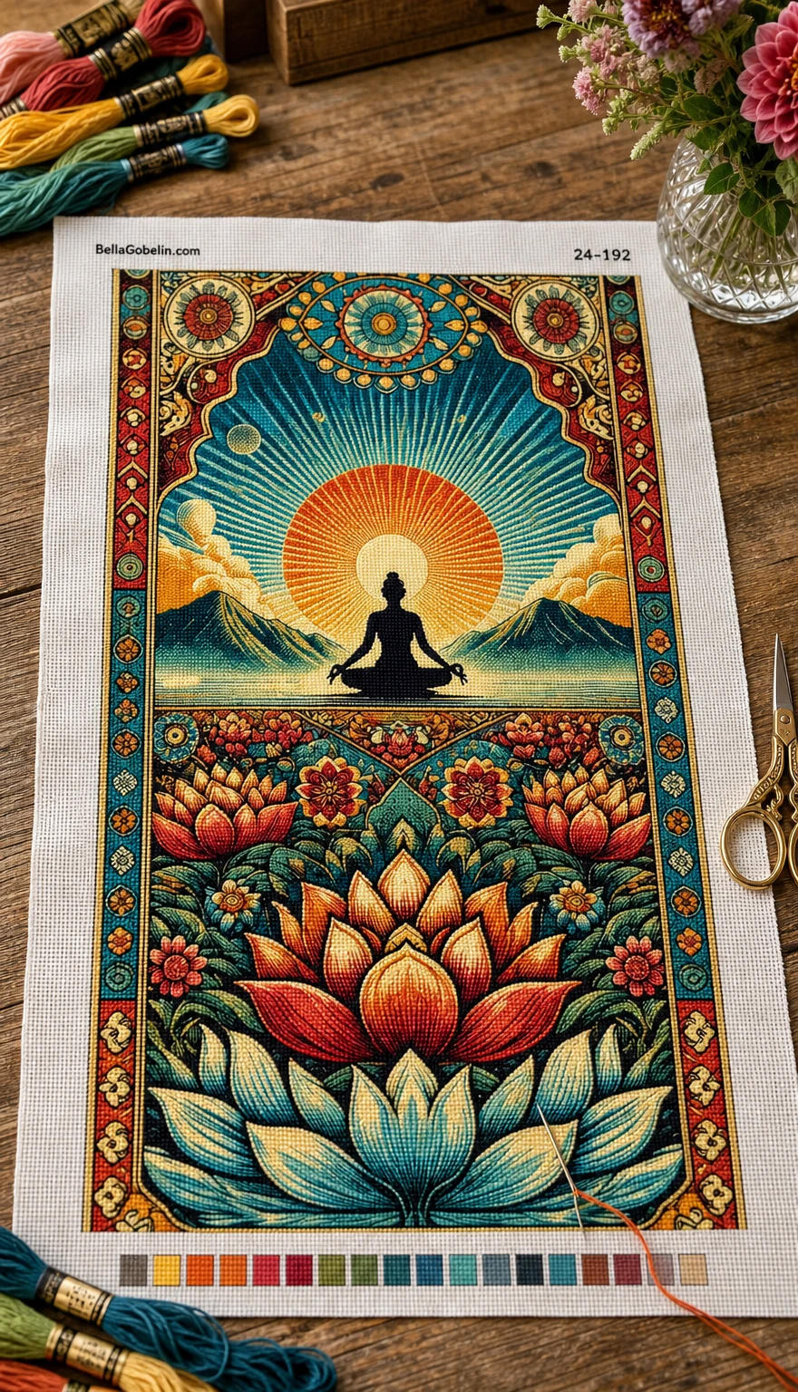 Ilustrace: Mandala meditace