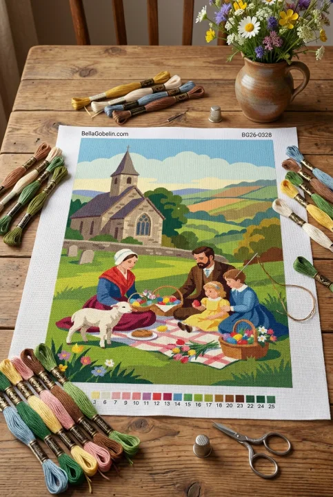 Velikonoční piknik na louce