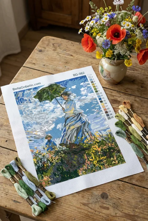 Claude Monet: Dáma s slunečníkem