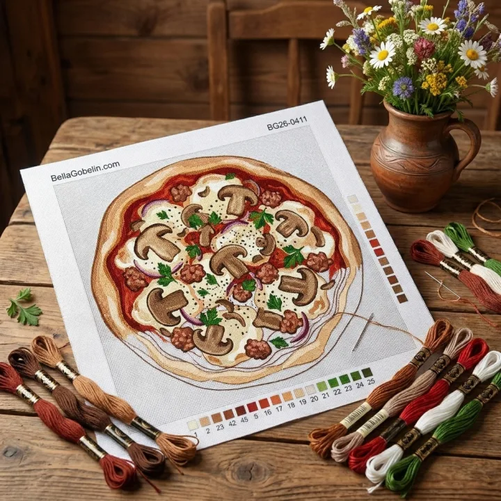 Italská pizza Boscaiola