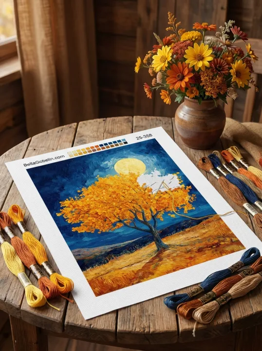 Obrázek ve stylu Van Gogha