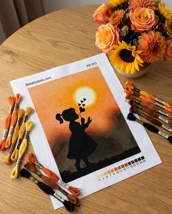 Silhouette dívky