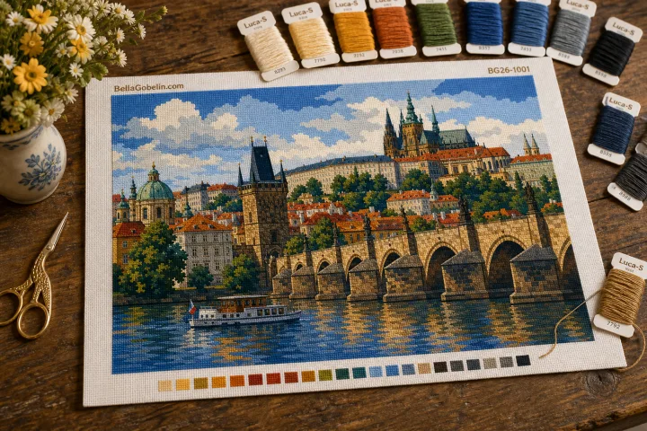 Pražský hrad a Karlův most
