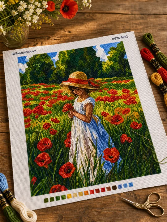 Dívka mezi máky