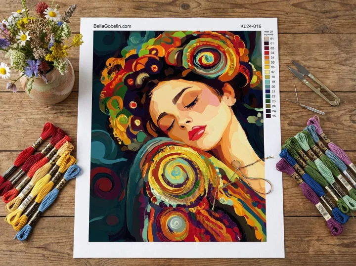 Klimtův styl: Odpočinek – KL24-016