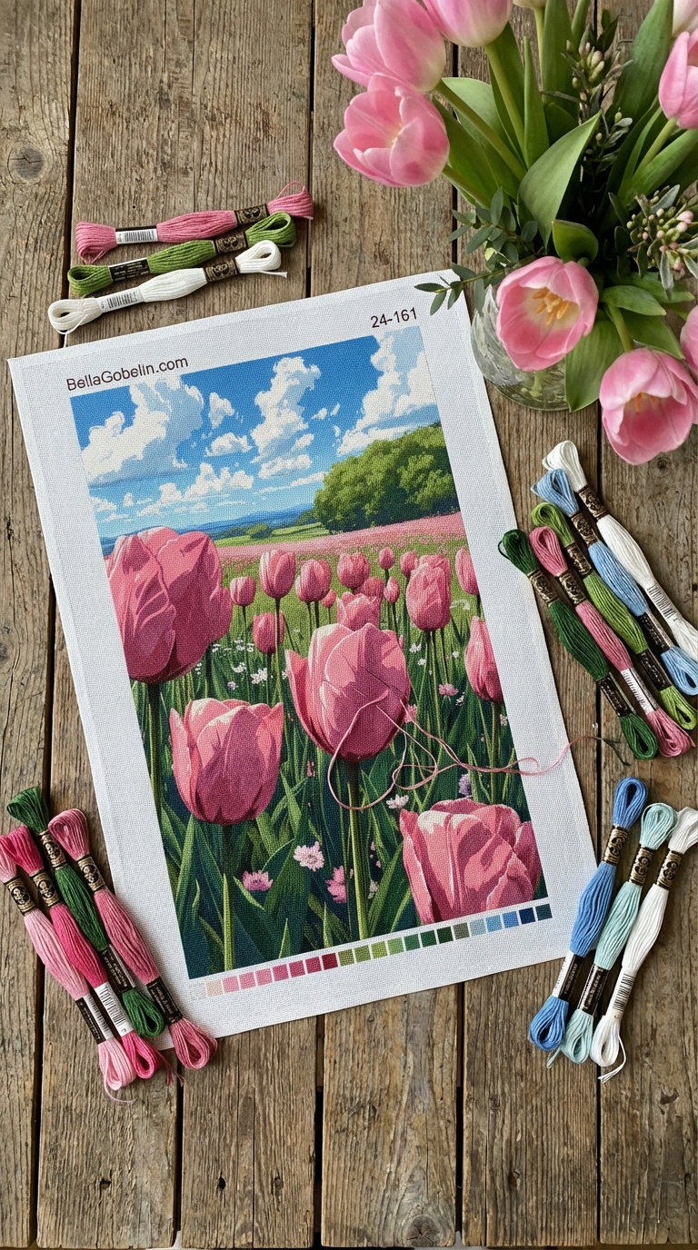 Růžové tulipány