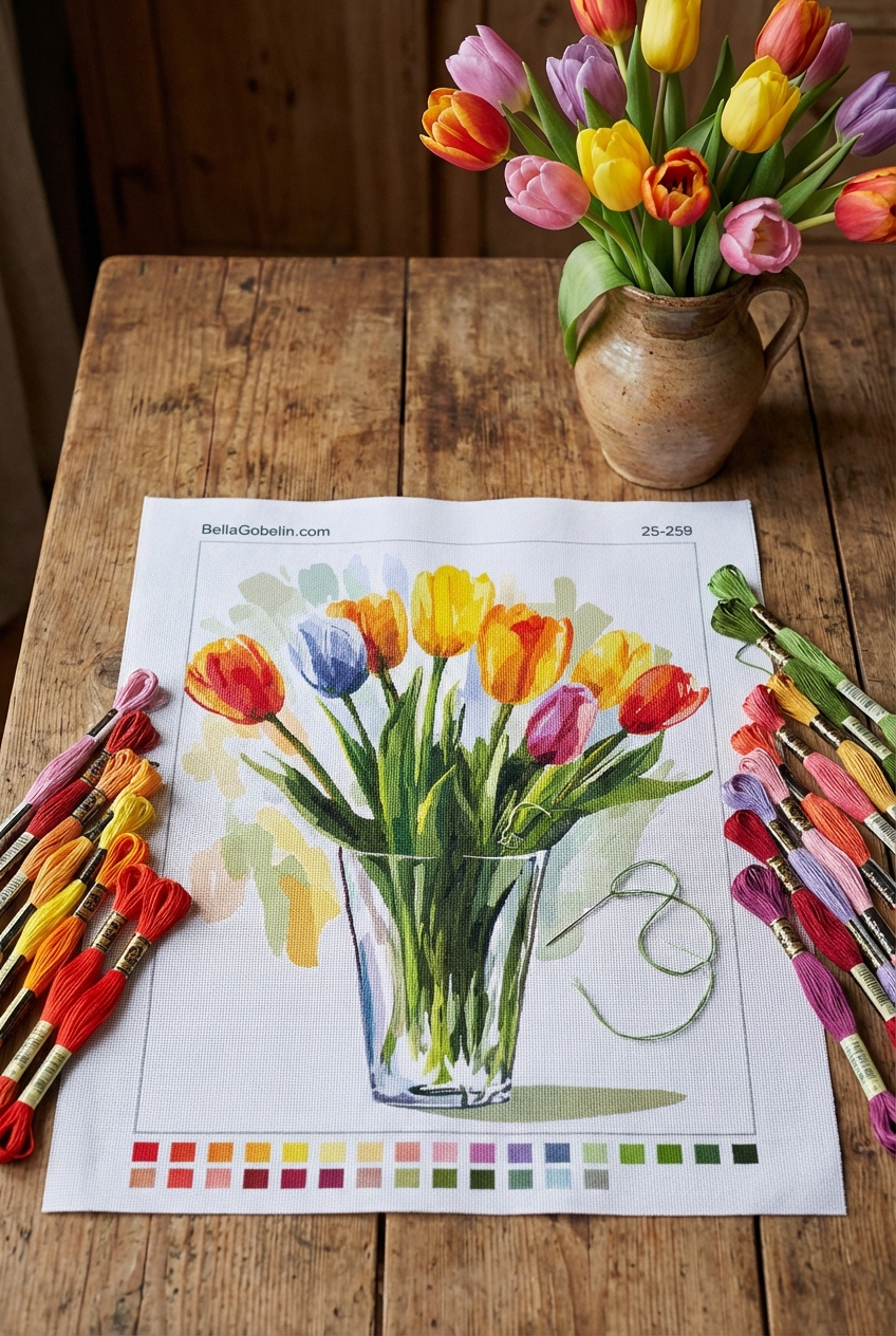 Tulipánový bouquet – 25-259