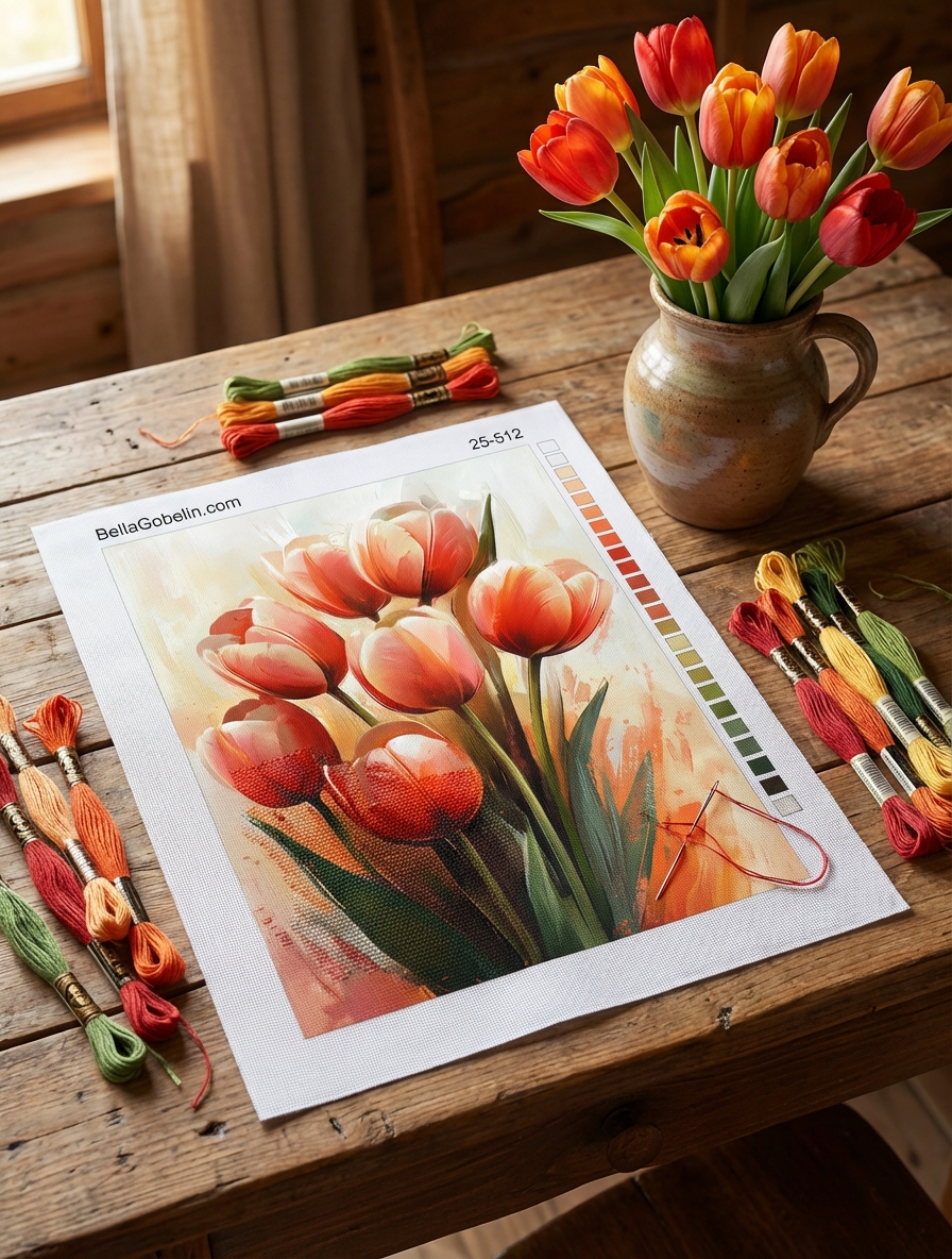 Tulipánový bouquet – 25-512