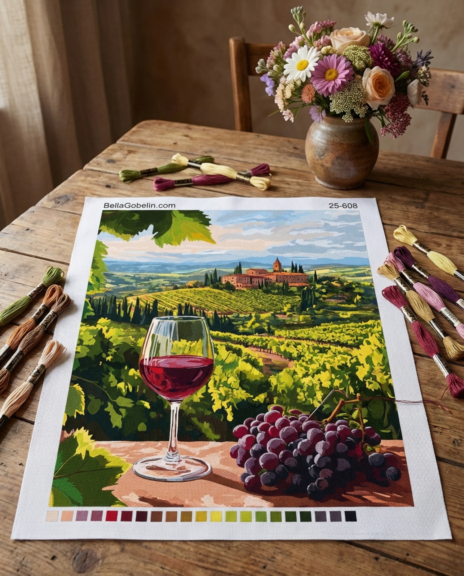 Kouzelná krajina v Toskánsku, Chianti, Víno
