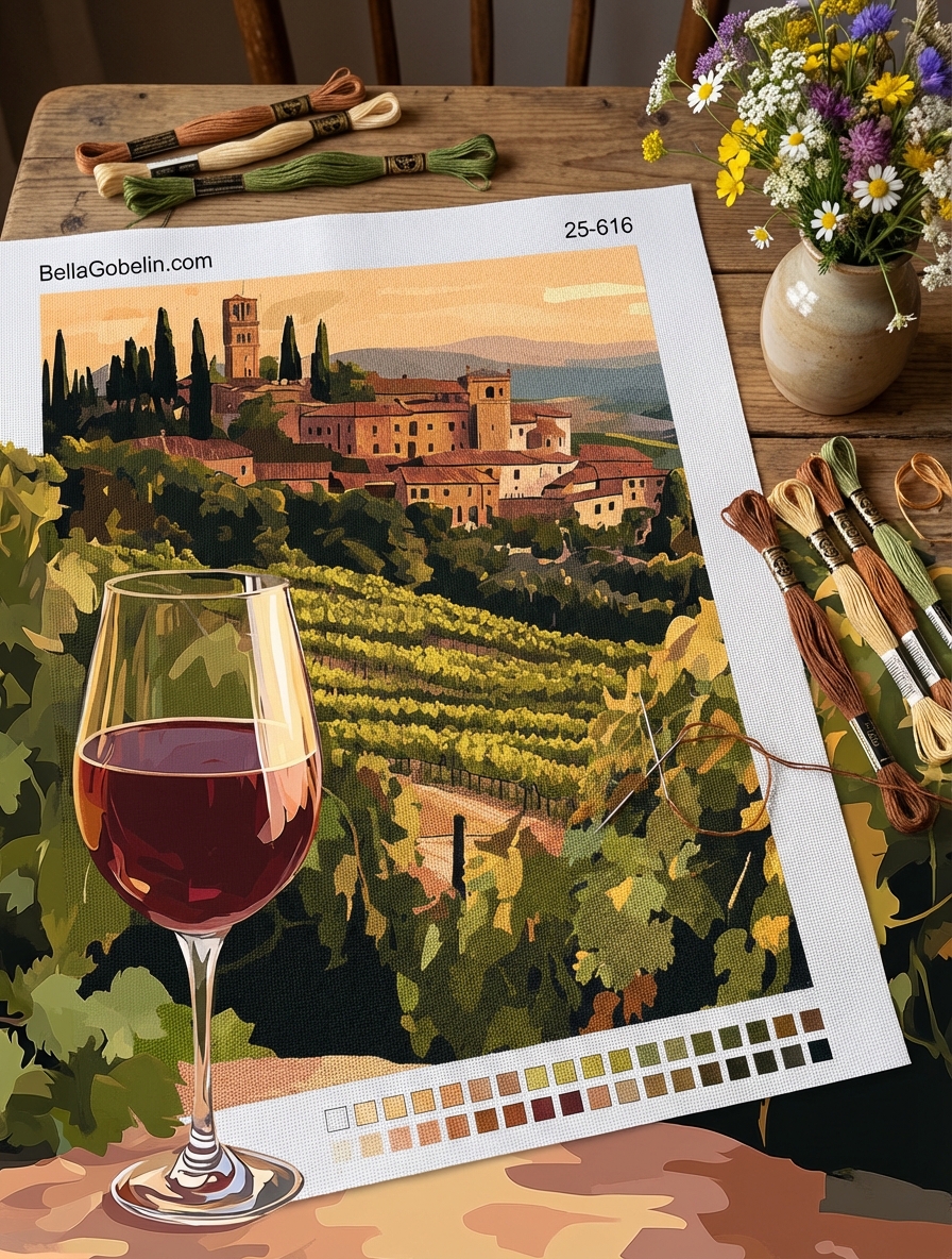 Krásná Toskánsko, Chianti, víno