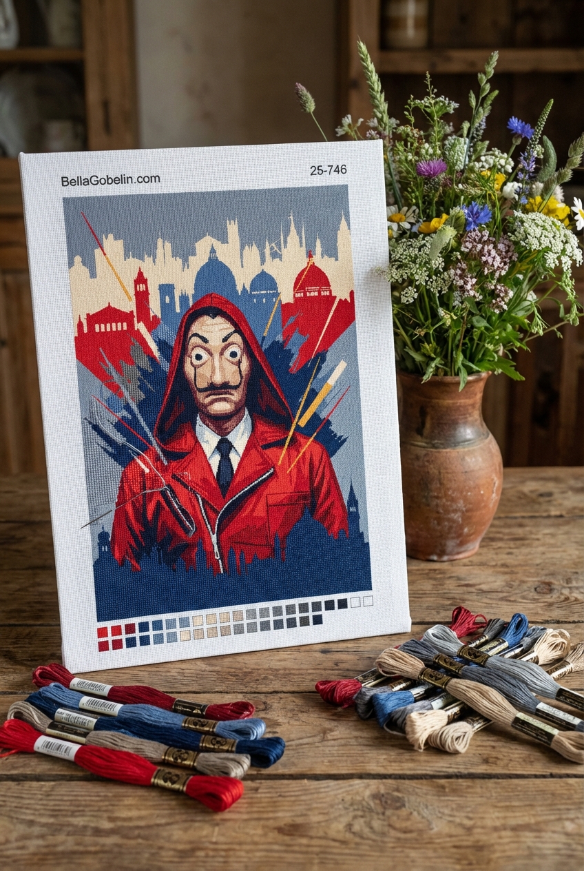 Téma zločinecké loupeže Money Heist – 25-746