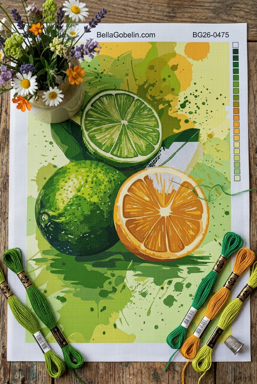 Osvěžující citrusy v akvarelovém stylu