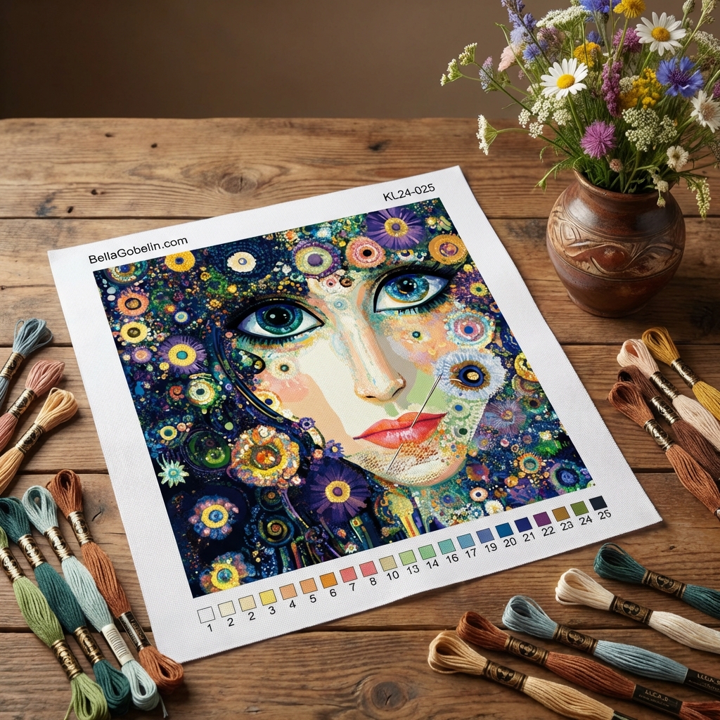 Klimtův styl: Oči