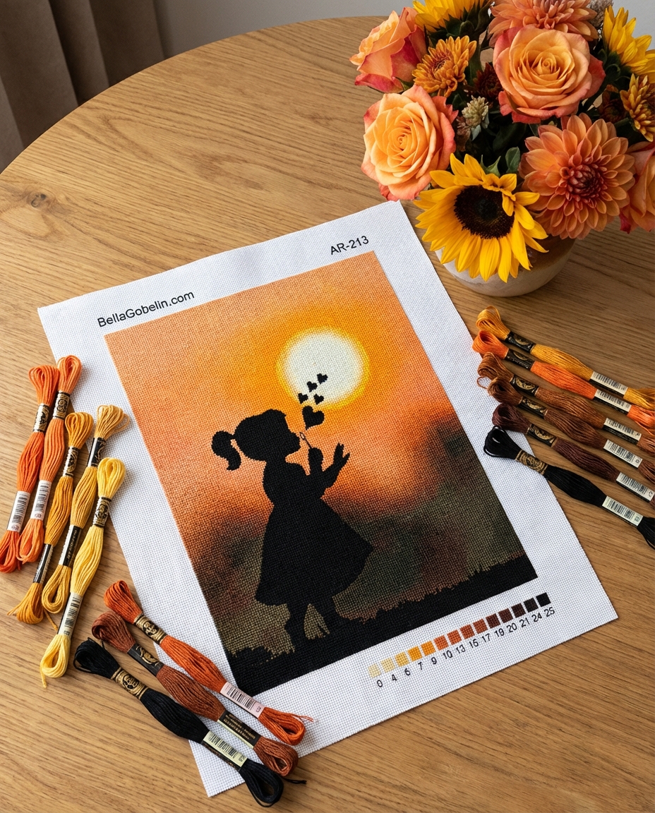 Silhouette dívky