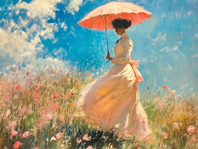 Monet, Variace dámy s deštníkem – 25-333