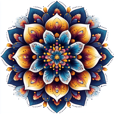 Vyšívání mandala – 25-413