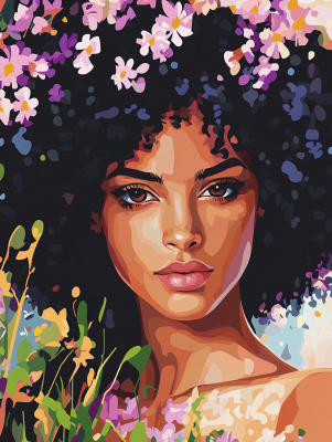 Afro portrét
