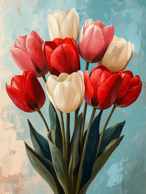 Tulipánový bouquet – 25-511