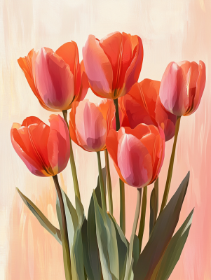 Tulipánový bouquet – 25-513