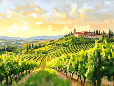 Slunce, Toskánsko, Chianti, Víno