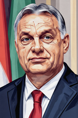 Portrét Viktora Orbána