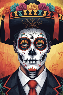 Mexická série Halloween – 25-845