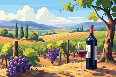 Vinice a vino v Toskánsku