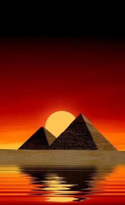 Pyramidy a měsíc