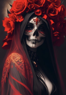 Mexická tématika Halloweenu – AR-337