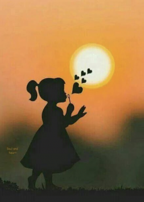 Silhouette dívky