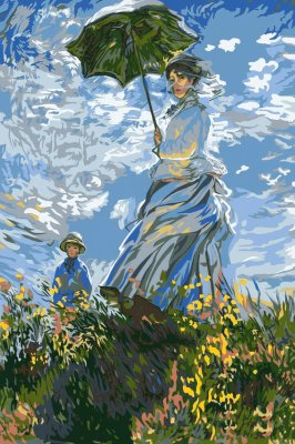 Claude Monet: Dáma s slunečníkem