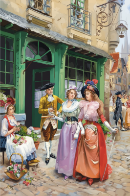 Henry Victor Lesure - Květinářka - Replika