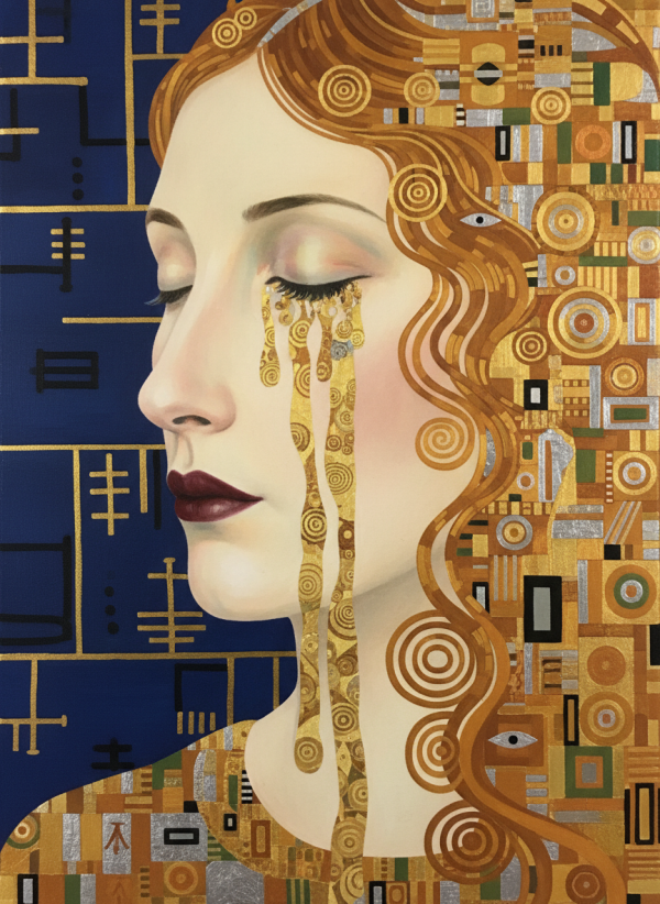 Klimt - Zlaté slzy - Variace 1