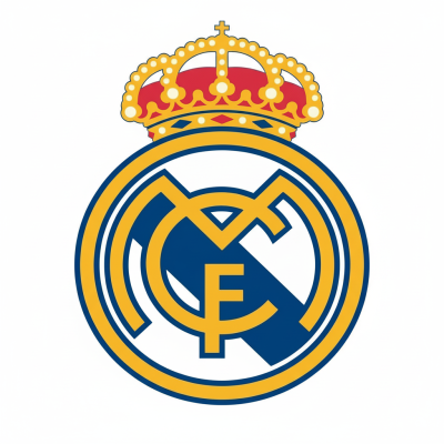 Erb Realu Madrid na bílém pozadí