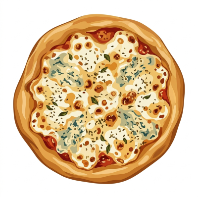 Pizza se čtyřmi sýry