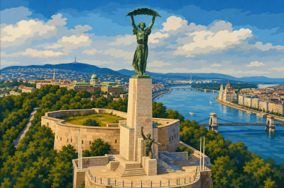 Budapešťská Citadela Socha svobody