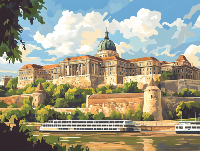 Budínský hrad - Budapešť
