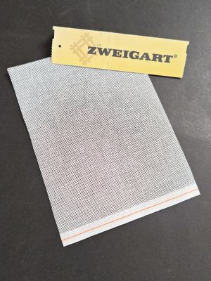 Bílý Zweigart Stramin 88/100 (jehlicová dírka) - 15x20 cm