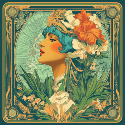 Mucha styl: Gatsby