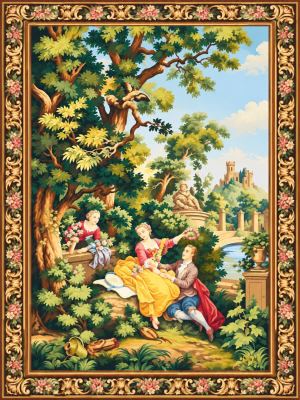 Rokoková zahradní idyla
