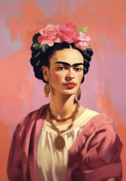 Moderní portrét Fridy Kahlo. – 24-087