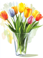 Tulipánový bouquet – 25-259